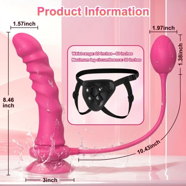 App-Controlled Strap-On Vibrating Dildo & Anal Plug - 148 - Image 4